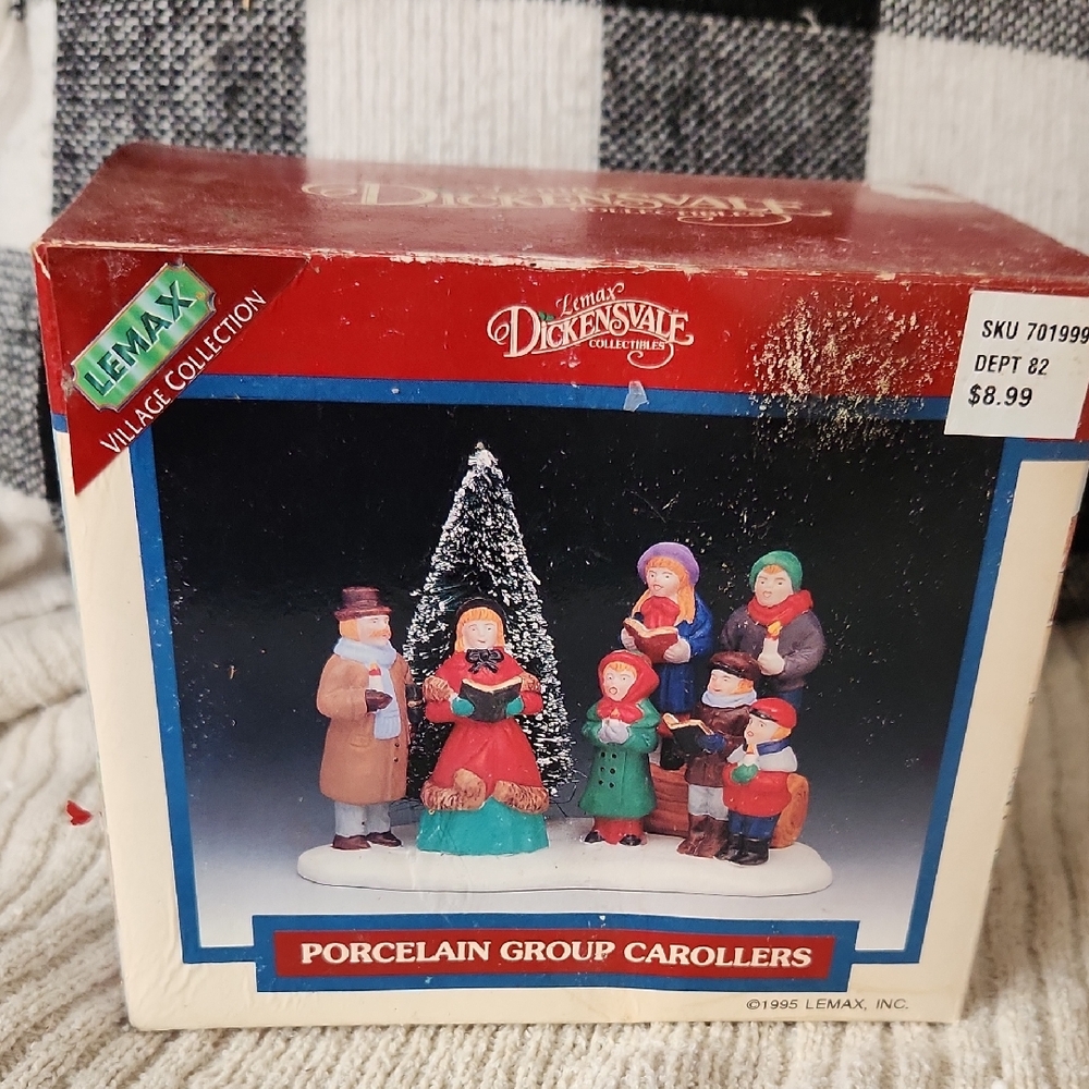 Vintage Lemax Dickensvale‎ Collection Carolers Set 1995